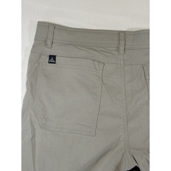 prAna Zion Stretch Cargo Shorts Men’s M Khaki Nylon Spandex Hiking Outdoor Trail - Picture 3 of 8